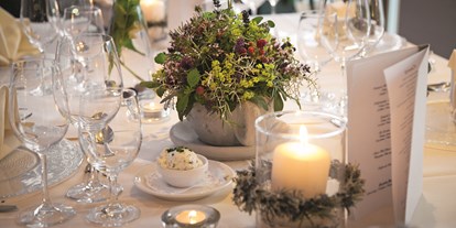 Hochzeit - Geeignet für: Firmenweihnachtsfeier - Puch bei Weiz - Ihre Hochzeitstafel gestalten wir Ihnen individuell nach Wunsch - Retter Bio-Natur-Resort****