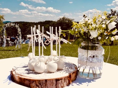 Hochzeit - Trauung im Freien - Wien-Stadt Leopoldstadt - Unsere cakepops - Mirli