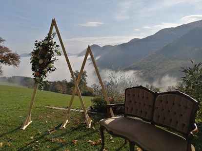 Hochzeit - Geeignet für: Private Feier (Taufe, Erstkommunion,...) - Oberösterreich - Trauungen im Außenbereich mit herrlichem Ausblick - Rieglergut
