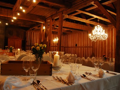 Hochzeit - Umgebung: mit Seeblick - Stadl/Fienile - Stadl/Hotel/Restaurant Alte Goste