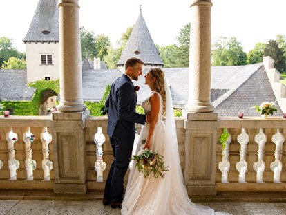 Hochzeit - externes Catering - Brautpaar Schloss Ottenstein - Schloss Ottenstein