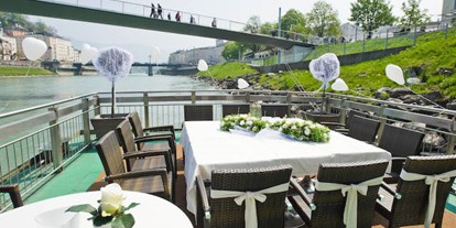 Hochzeit - Art der Location: ausgefallene Location - Oberbayern - Salzburg Stadt Schiff-Fahrt