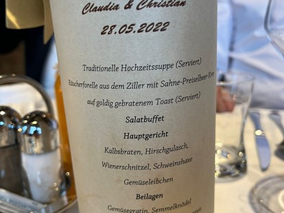 Hochzeit - Geeignet für: Private Feier (Taufe, Erstkommunion,...) - Berghotel Gerlosstein