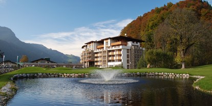 Hochzeit - Art der Location: Restaurant - Söll - Das Grand Tirolia in Kitzbühel im Sommer. - Grand Tirolia Hotel Kitzbuhel, Curio Collection by Hilton