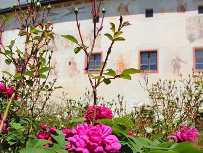 Hochzeit - Art der Location: Schloss - Für freie Trauungen und Agapen bildet im Sommer der Garten einen traumhaften Rahmen - Landschloss Parz