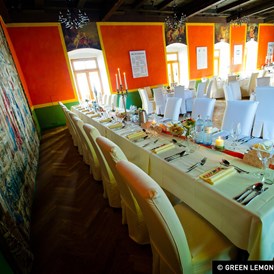Hochzeit: Der Festsaal des Schloss Ottersbach.
Foto © greenlemon.at - Schloss Ottersbach