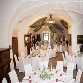 Hochzeit: alter Rittersaal im Gartenschloss Herberstein  - Gartenschloss Herberstein