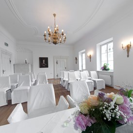 Hochzeit: Eine standesamtliche Trauung im Mozarthaus in St. Gilgen. - Mozarthaus St. Gilgen am Wolfgangsee