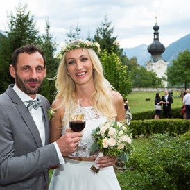 Hochzeit: Eine Gartenhochzeit im Sommer 2018. - Schloss Greifenburg