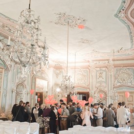 Hochzeit: Heiraten im Schloss Český Krumlov in der Slowakei. Das Schloss bietet eine Vielzahl unterschiedlicher Räume für die perfekte Hochzeit.
Foto © stillandmotionpictures.com - Schloss Krumlov